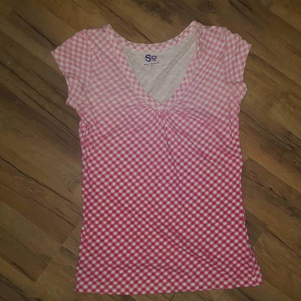 SO Pink & Light Pink Top